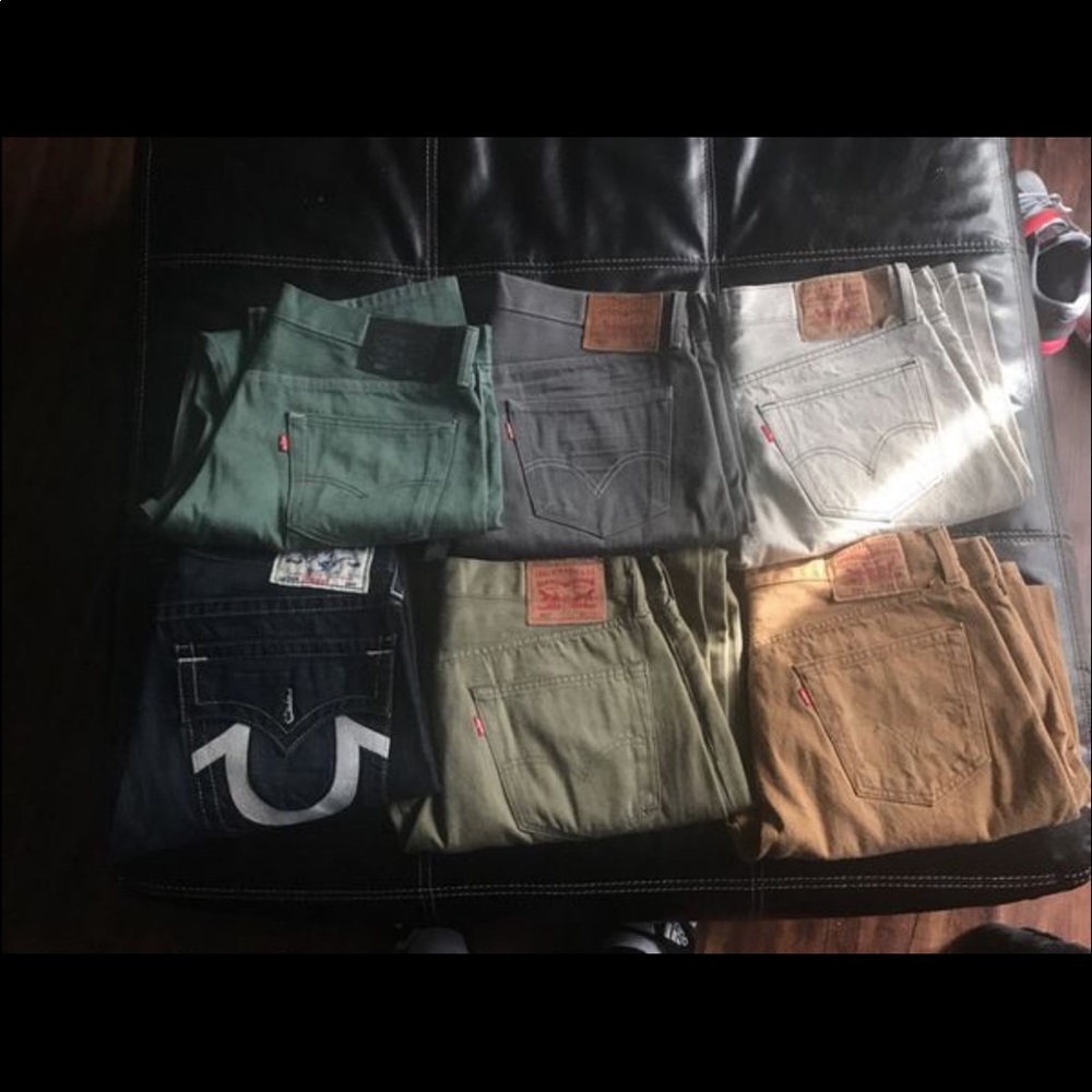 MENS DESIGNER JEANS TRUE RELIGION LEVIS LRG